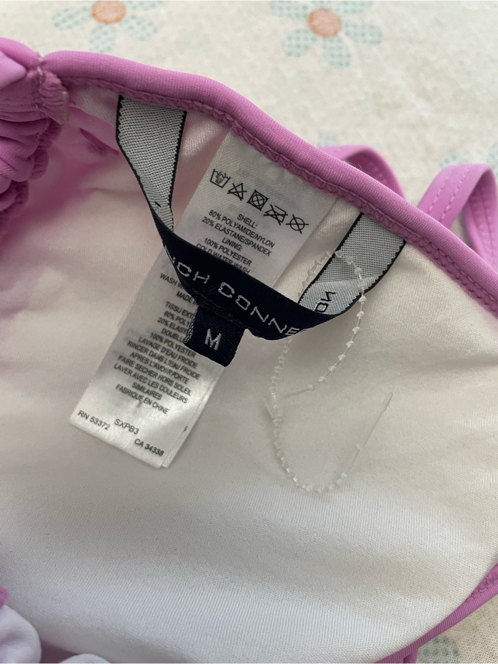 French Connection Lilac Ruffle Triangle Bikini - Picture 4 of 4